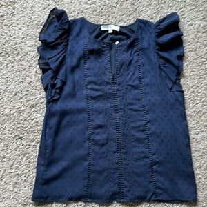 Loft Navy Blue blouse
